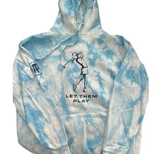 Blue Tie-Dye barstool golf Hoodie